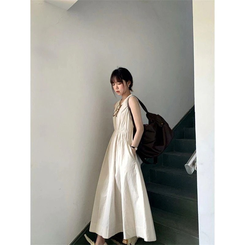 【超お得1つ買うと10個もらえる】急速出荷30% OFF袖なし ワンピース 無地 クルーネック ロングスカート ノースリーブ レディース ゆったり 夏 大きいサイズ お洒落 おしゃれ 【超お得1つ買うと10個もらえる】急速出荷30% OFF袖なし ワンピース 無地 クルーネック ロングスカート ノースリーブ レディース ゆったり 夏 大きいサイズ お洒落 おしゃれ