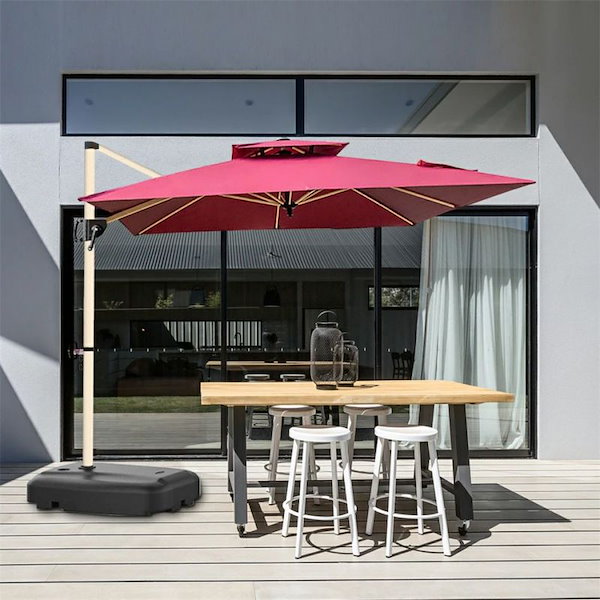 Qoo10] パラソル ガーデンパラソル 大型 風に強