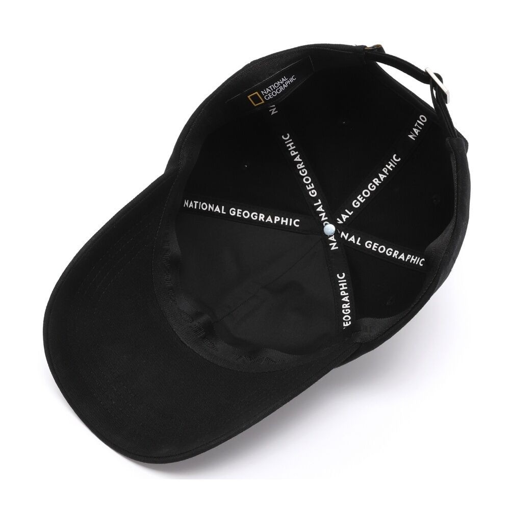 ナショナルジオグラフィック N255AHA510 スモールロゴキャップブラック ナショナルジオグラフィック N255AHA510 スモールロゴキャップブラック