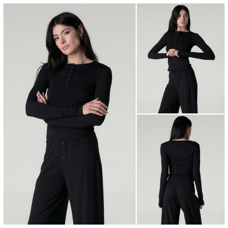 【GLOWNY】 PURE MODAL LONG SLEEVE : 4COLORS 【GLOWNY】 PURE MODAL LONG SLEEVE : 4COLORS