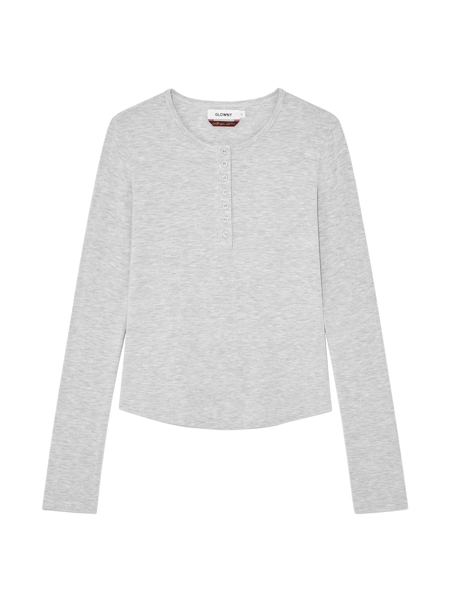 【GLOWNY】 PURE MODAL LONG SLEEVE : 4COLORS 【GLOWNY】 PURE MODAL LONG SLEEVE : 4COLORS