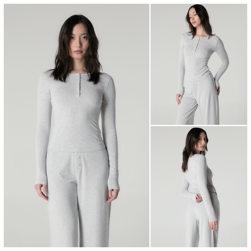 【GLOWNY】 PURE MODAL LONG SLEEVE : 4COLORS 【GLOWNY】 PURE MODAL LONG SLEEVE : 4COLORS