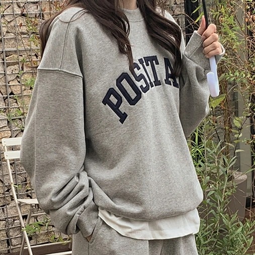 人気再入荷英字ロゴスウェットp276592 レディース 【tops】 韓国ファッション トップス スウェット トレーナー 長袖 オーバーサイズ ルーズ 体型カバー ロゴ レタリング プリント 英 人気再入荷英字ロゴスウェットp276592 レディース 【tops】 韓国ファッション トップス スウェット トレーナー 長袖 オーバーサイズ ルーズ 体型カバー ロゴ レタリング プリント 英