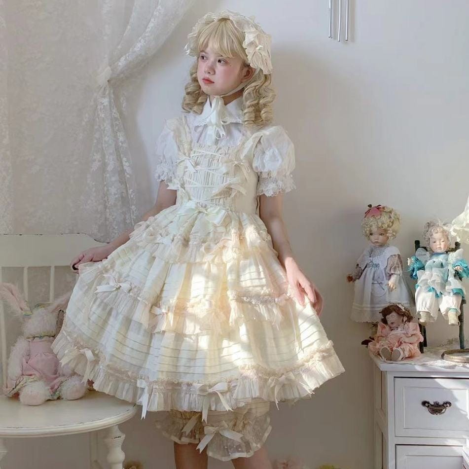 Lolitaオリジナルスカート撞色プリンセススカートワンピース二次元文化祭メイド服 Lolitaオリジナルスカート撞色プリンセススカートワンピース二次元文化祭メイド服
