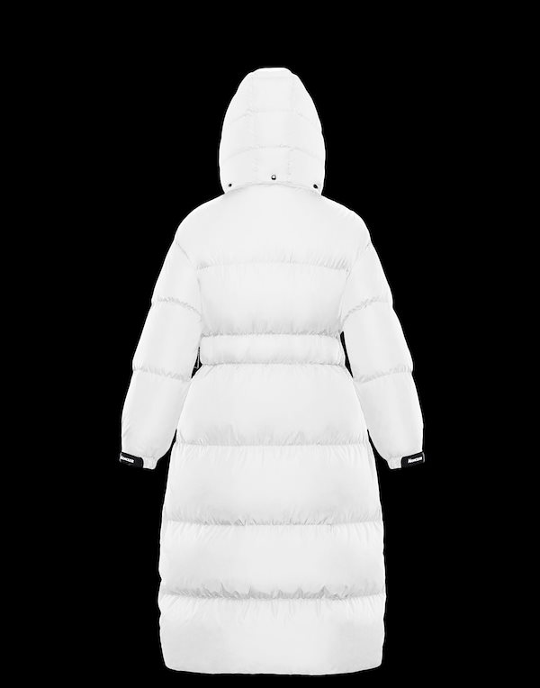 MONCLER モンクレール　ダウン　ダウンジャケット　ダウンコート　ホワイト MONCLER（モンクレール） ダウンジャケット モンクラ フードロゴ