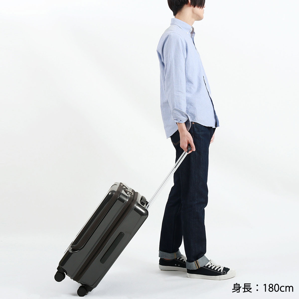 スーツケース フォールズ 46L 57L 35泊 フロントオープン ファスナー 拡張機能付き PC収納 旅行 TSAロック Mサイズ メンズ レディース 06906 スーツケース フォールズ 46L 57L 35泊 フロントオープン ファスナー 拡張機能付き PC収納 旅行 TSAロック Mサイズ メンズ レディース 06906