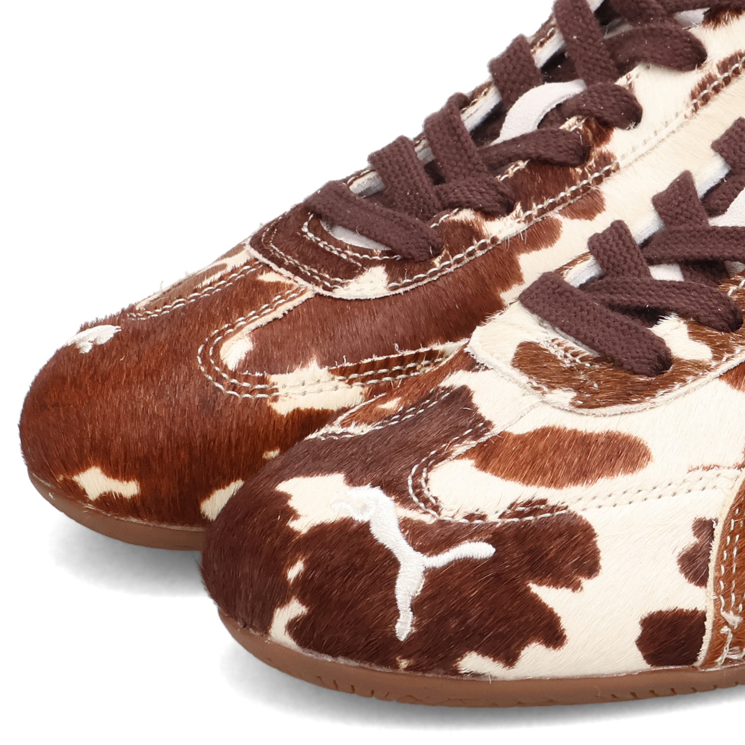 スニーカー スピードキャット カウ レディース ブラウン 406141 スニーカー スピードキャット カウ レディース ブラウン 406141