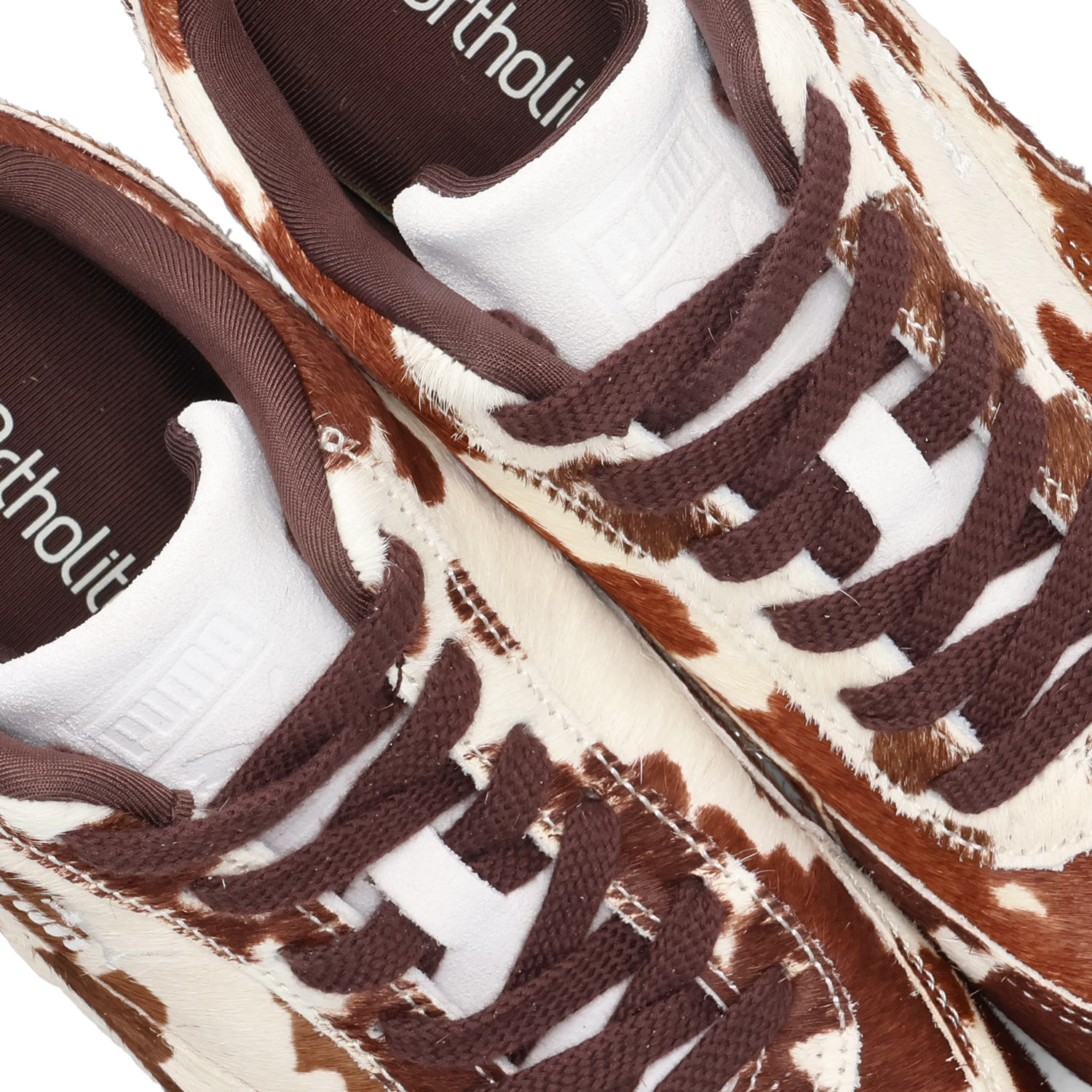 スニーカー スピードキャット カウ レディース ブラウン 406141 スニーカー スピードキャット カウ レディース ブラウン 406141