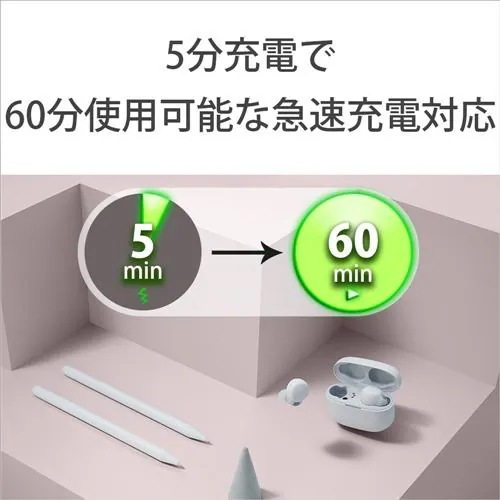 【推奨品】ソニー WF-LS900N WC ワイヤレスノイズキャンセリングステレオヘッドセット LinkBuds S ホワイト