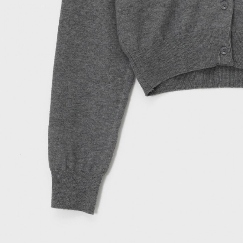 ブラックアップ [アーリーニット 10% /MADE] ソフトラウンドニットカーディガン