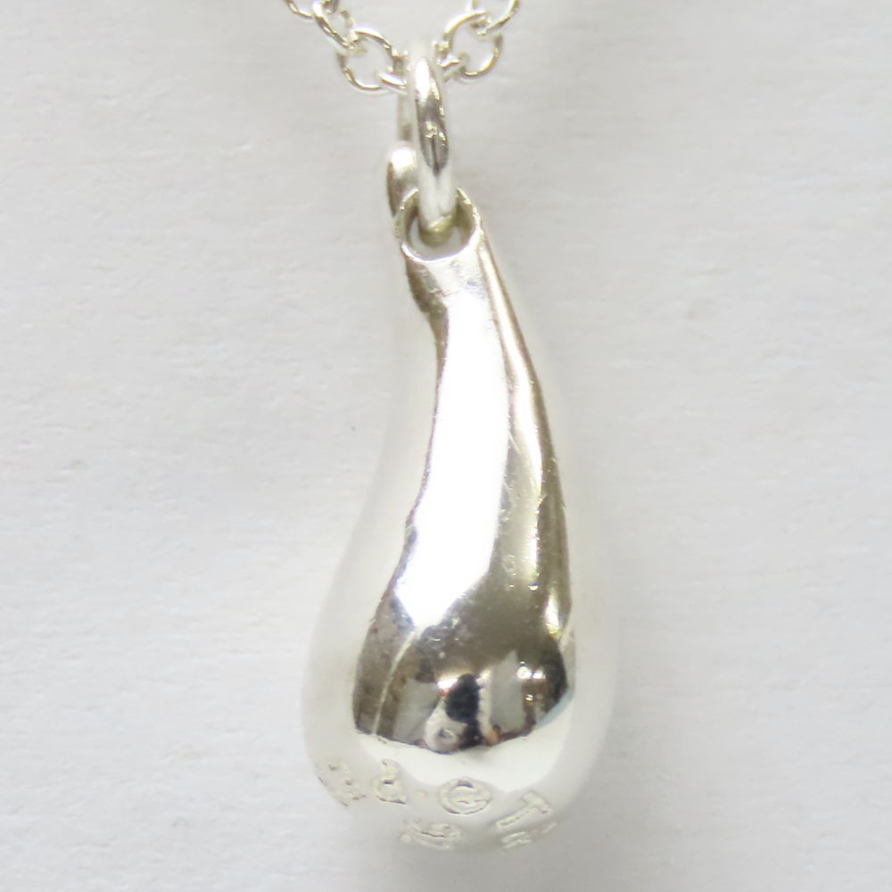 中古 ネックレス ティアドロップ シルバー925 約2.5g シルバー エルサペレッティ アクセサリー シンプル レディース 女性 中古 ネックレス ティアドロップ シルバー925 約2.5g シルバー エルサペレッティ アクセサリー シンプル レディース 女性