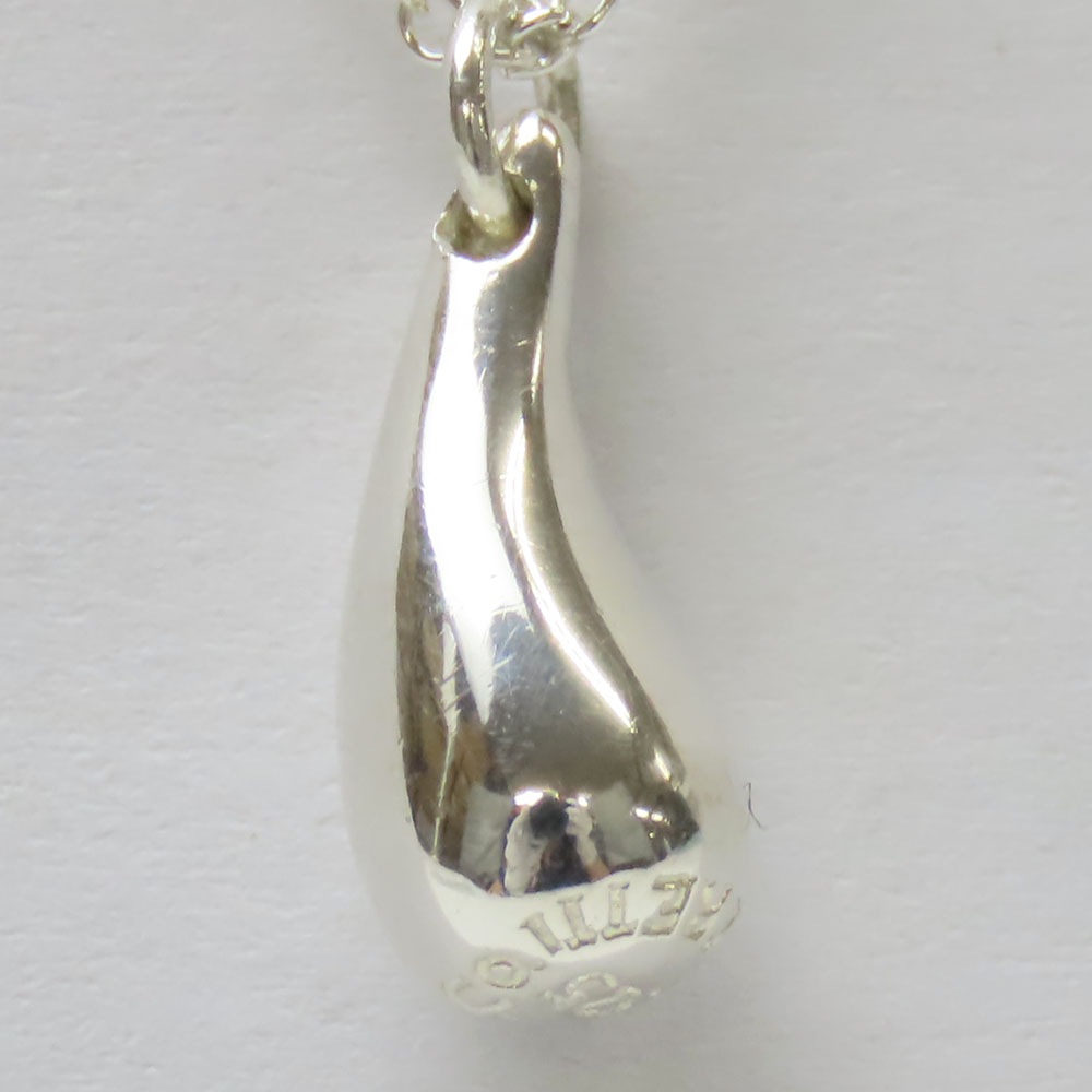 中古 ネックレス ティアドロップ シルバー925 約2.5g シルバー エルサペレッティ アクセサリー シンプル レディース 女性 中古 ネックレス ティアドロップ シルバー925 約2.5g シルバー エルサペレッティ アクセサリー シンプル レディース 女性