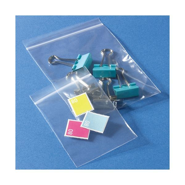 （まとめ） ジャパックス チャック付ポリ袋 ヨコ280タテ400厚み0.04mm KG-4 1パック（100枚） 5セット