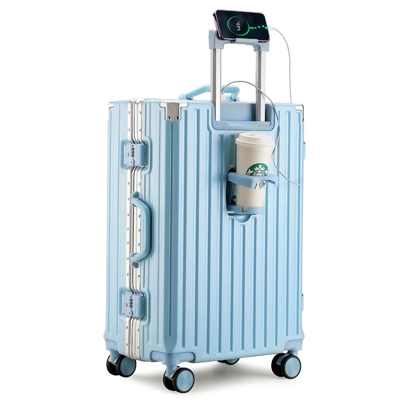 夏の新品【人気NO.1】スーツケース 機内持ち込み Sサイズ Mサイズ 2泊3日 キャリーケース usbポート付き カップホルダー フック付き 軽量 小型 静音 海外出張 修学旅行 おしゃれ