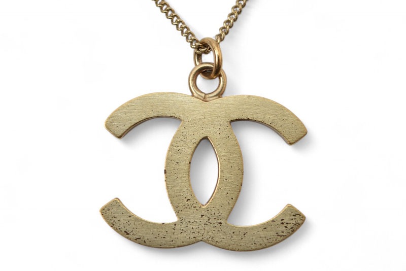 ネックレス/ペンダント ココマーク/CC ラインストーン ヴィンテージ