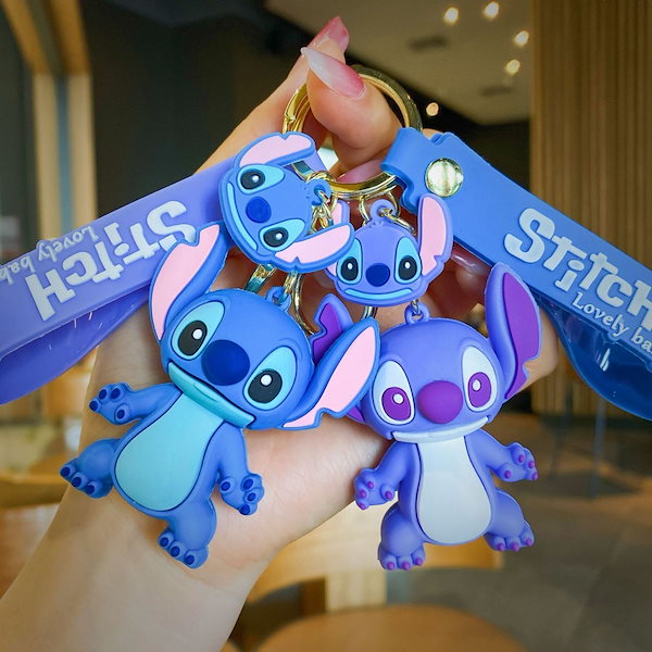 Qoo10] スティッチ キーホルダー キャラクター