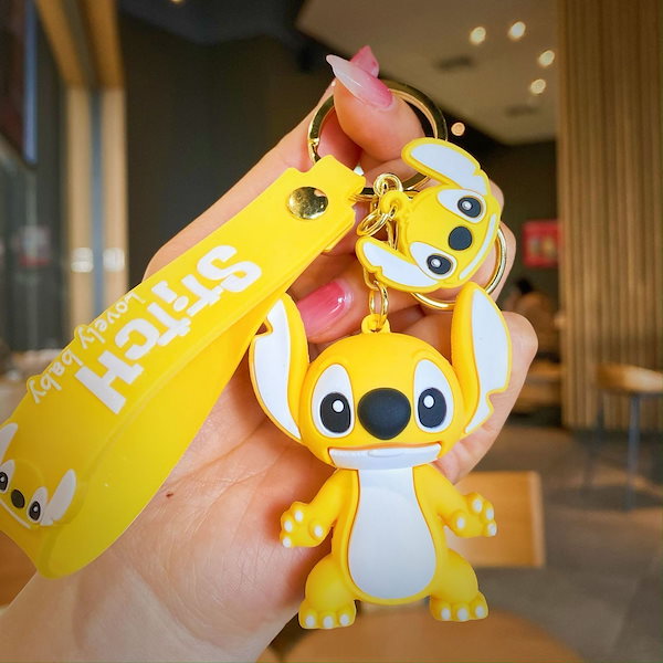 Qoo10] スティッチ キーホルダー キャラクター