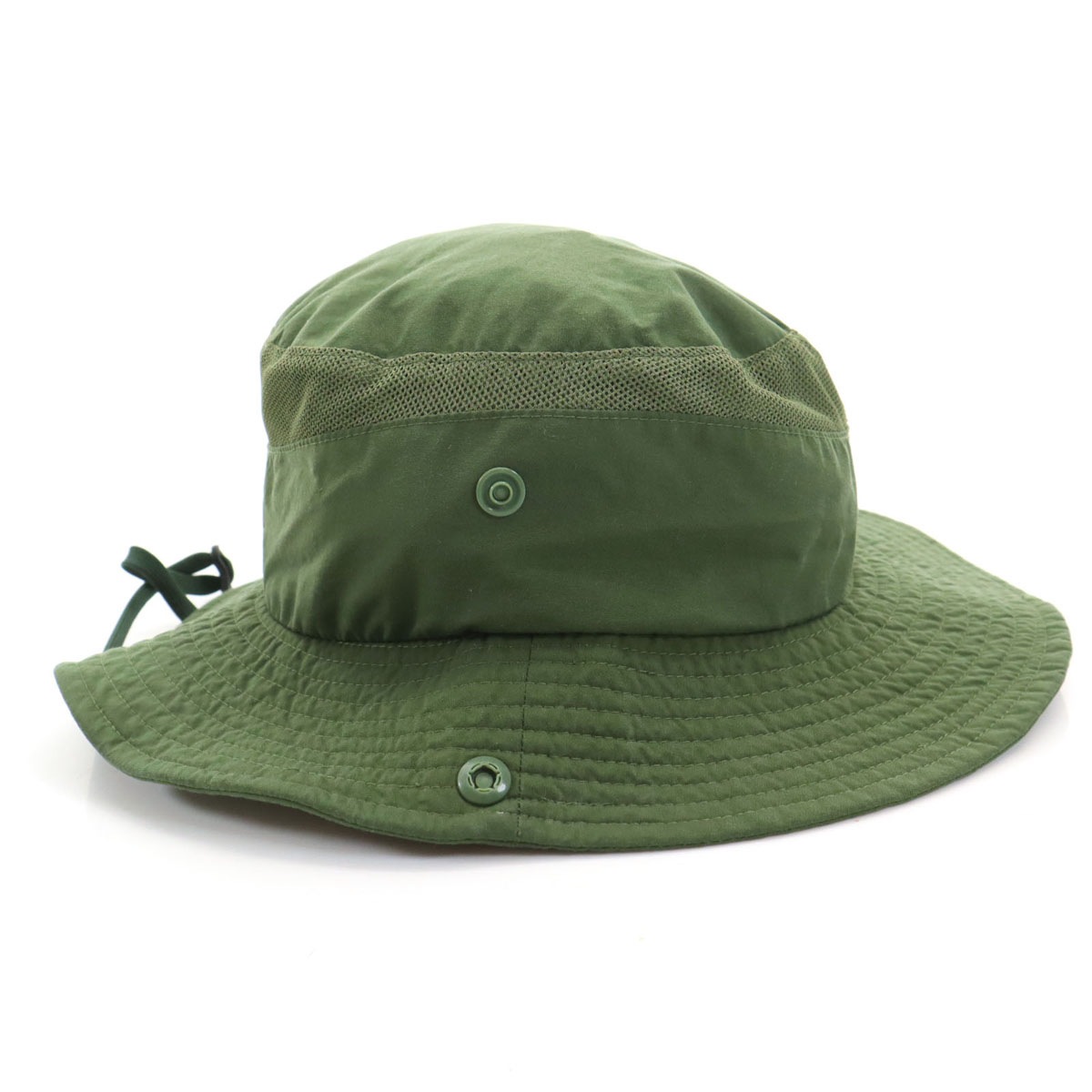 ナイロン ハット S カーキ アウトドア NN80005 裏メッシュ レディース 古着