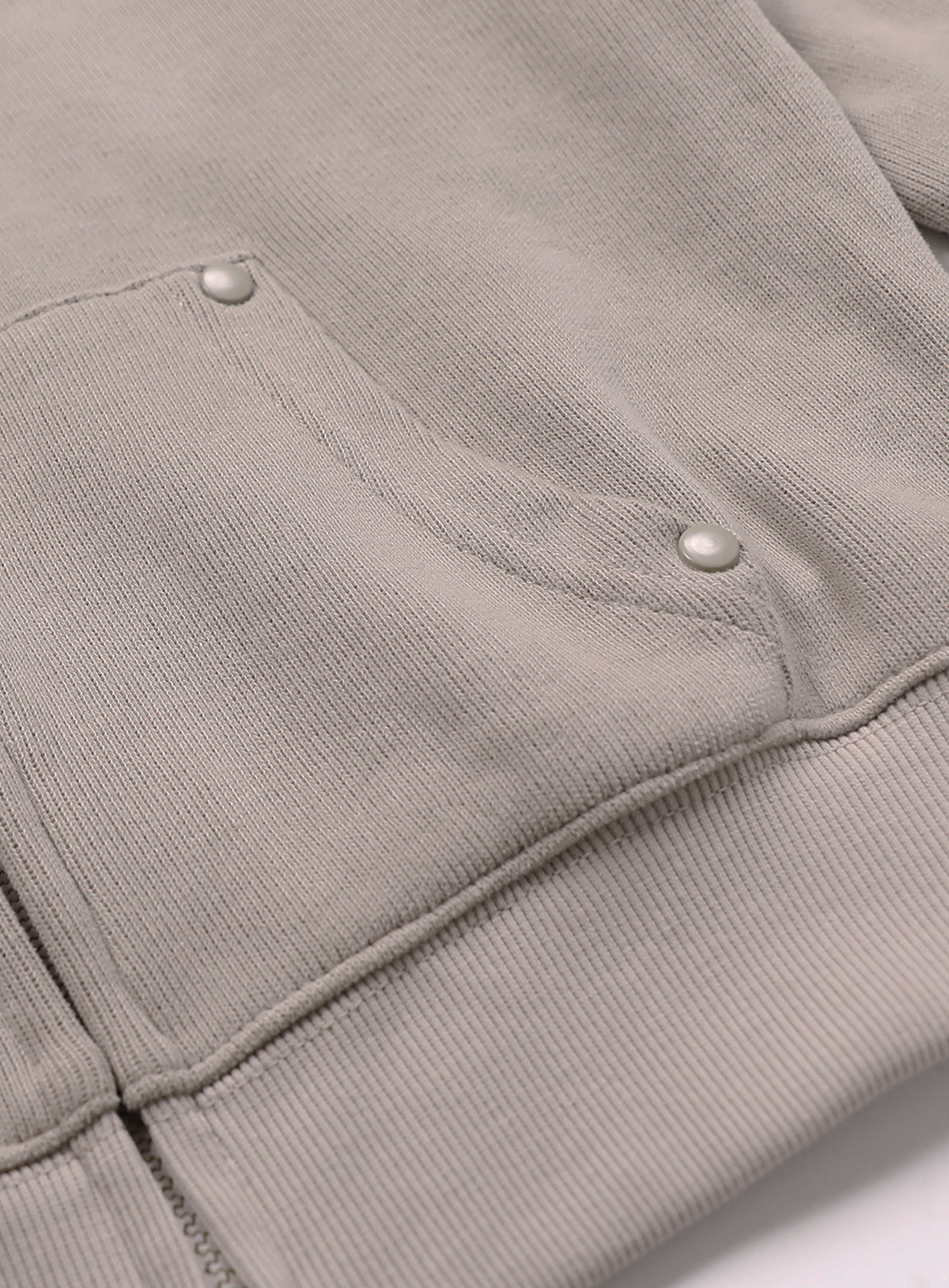 BADBLOOD】 BEYOND SOFT ZIP-UP HOODIE : TOBACCO