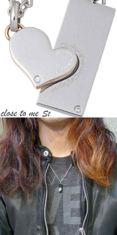 クロストゥーミー close to me ステンレス ネックレス 金属アレルギー対応 クロストゥーミー close to me ステンレス ネックレス 金属アレルギー対応