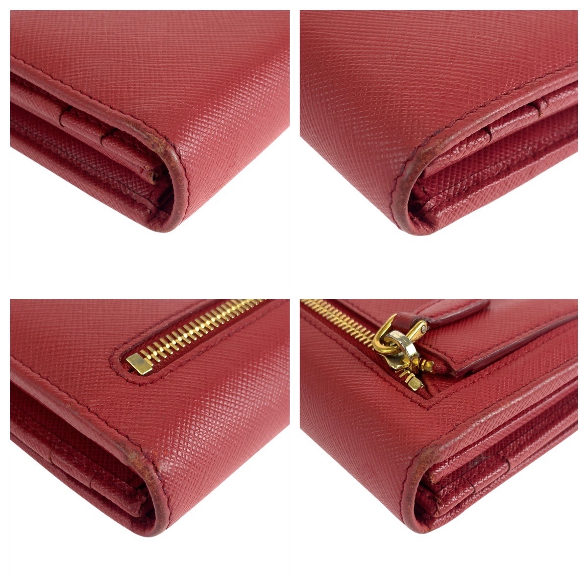 美品 サフィアーノ ロゴ パスケース付き レッド ゴールド金具 レザー 長財布 ロングウォレット レディース 504466 美品 サフィアーノ ロゴ パスケース付き レッド ゴールド金具 レザー 長財布 ロングウォレット レディース 504466