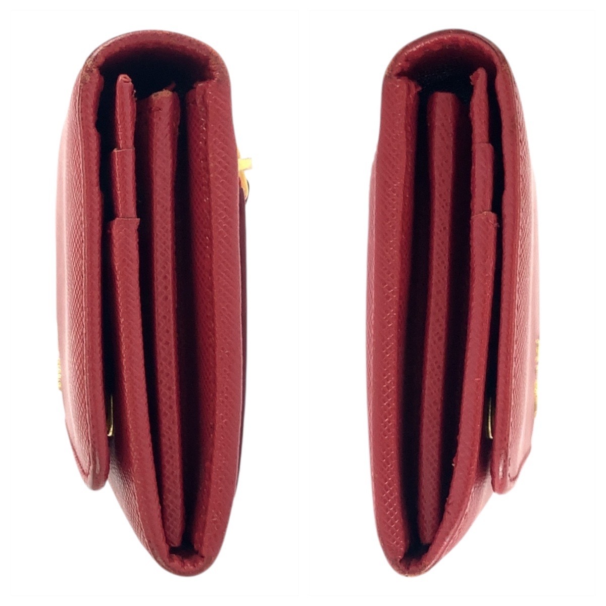 美品 サフィアーノ ロゴ パスケース付き レッド ゴールド金具 レザー 長財布 ロングウォレット レディース 504466 美品 サフィアーノ ロゴ パスケース付き レッド ゴールド金具 レザー 長財布 ロングウォレット レディース 504466