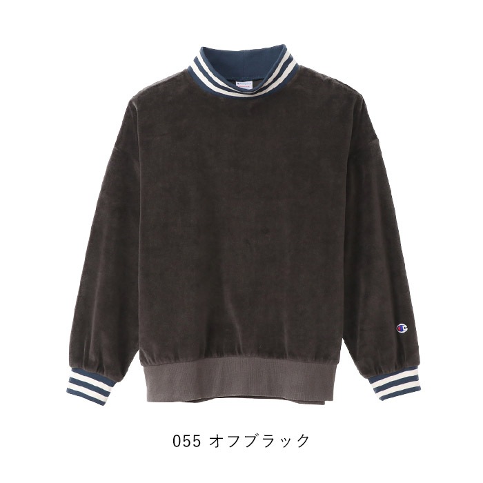 ウィメンズ ラインリブクルーネックシャツ