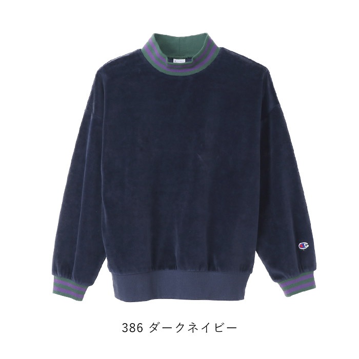 ウィメンズ ラインリブクルーネックシャツ