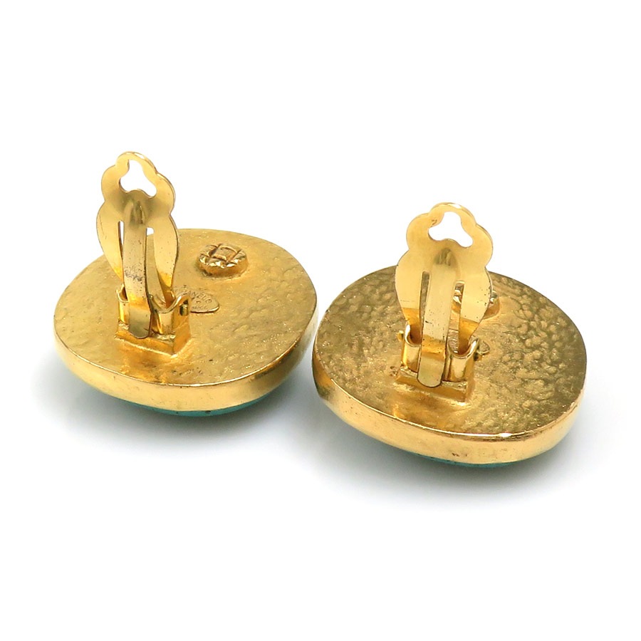 シャネル CHANEL イヤリング ココマーク メタル/ストーン ゴールド/ターコイズブルー レディース e60804i シャネル CHANEL イヤリング ココマーク メタル/ストーン ゴールド/ターコイズブルー レディース e60804i