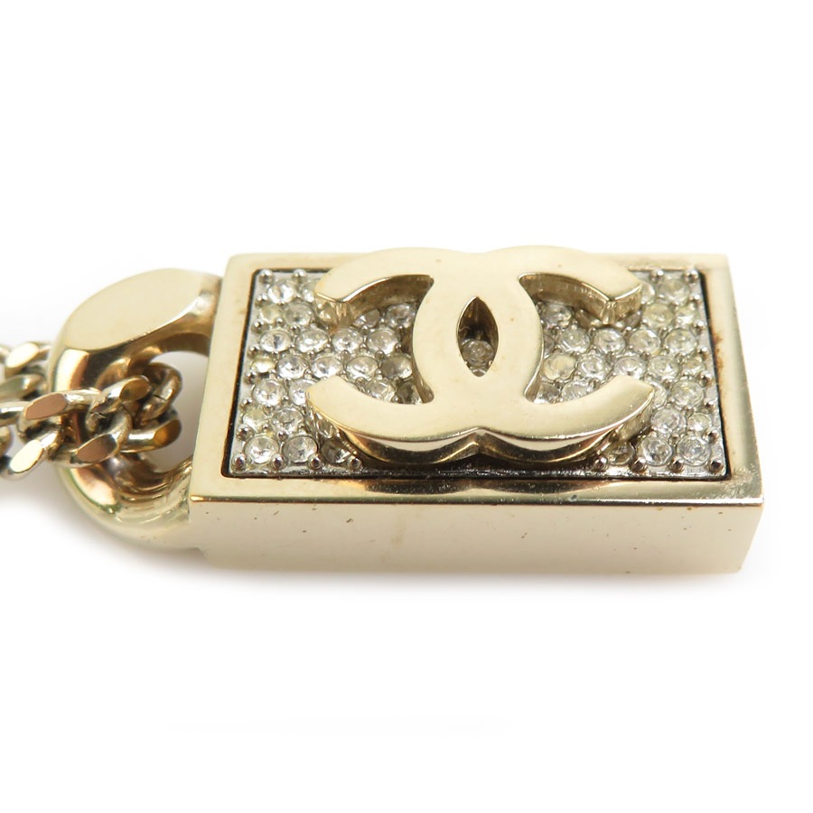 シャネル CHANEL ネックレス ココマーク メタル/ラインストーン ゴールド/シルバー レディース e60818i シャネル CHANEL ネックレス ココマーク メタル/ラインストーン ゴールド/シルバー レディース e60818i