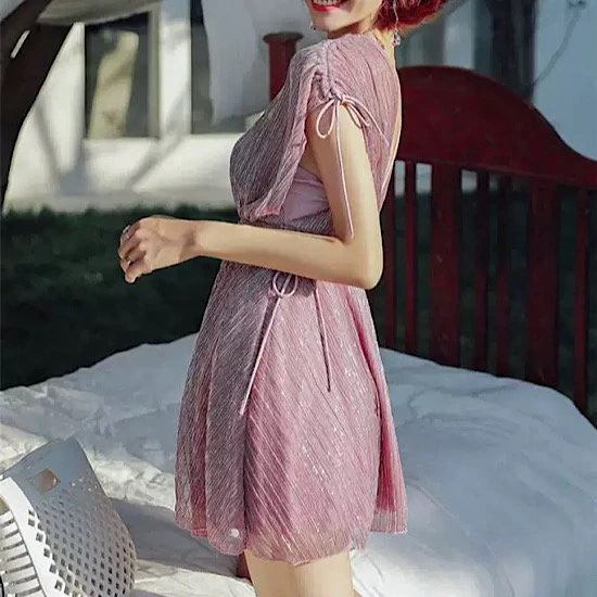 水着 ワンピース水着 フレア シャーリング 体型カバー レディース 夏 海 ビーチ リゾート 水着 ワンピース水着 フレア シャーリング 体型カバー レディース 夏 海 ビーチ リゾート