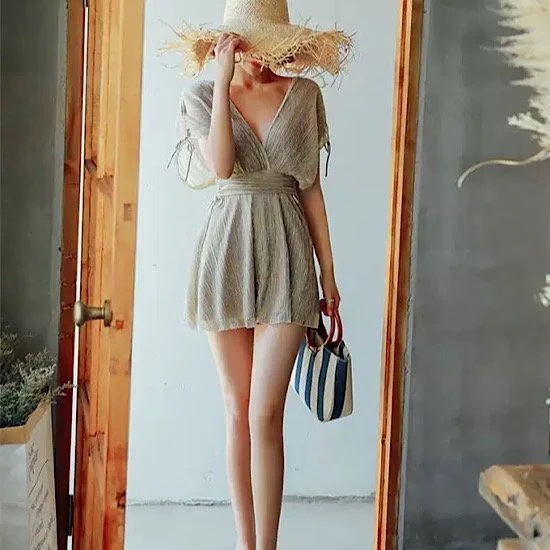 水着 ワンピース水着 フレア シャーリング 体型カバー レディース 夏 海 ビーチ リゾート 水着 ワンピース水着 フレア シャーリング 体型カバー レディース 夏 海 ビーチ リゾート