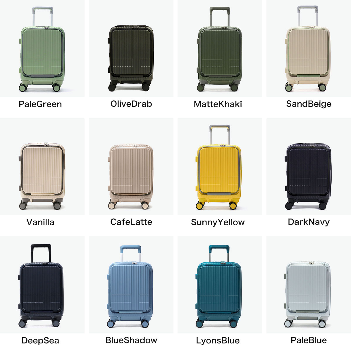 正規品2年保証 スーツケース 機内持ち込み フロントオープン 軽量 Sサイズ 小さめ 静音 TSAロック ストッパー付き Extreme Journey 21L Coin-Locker INV30