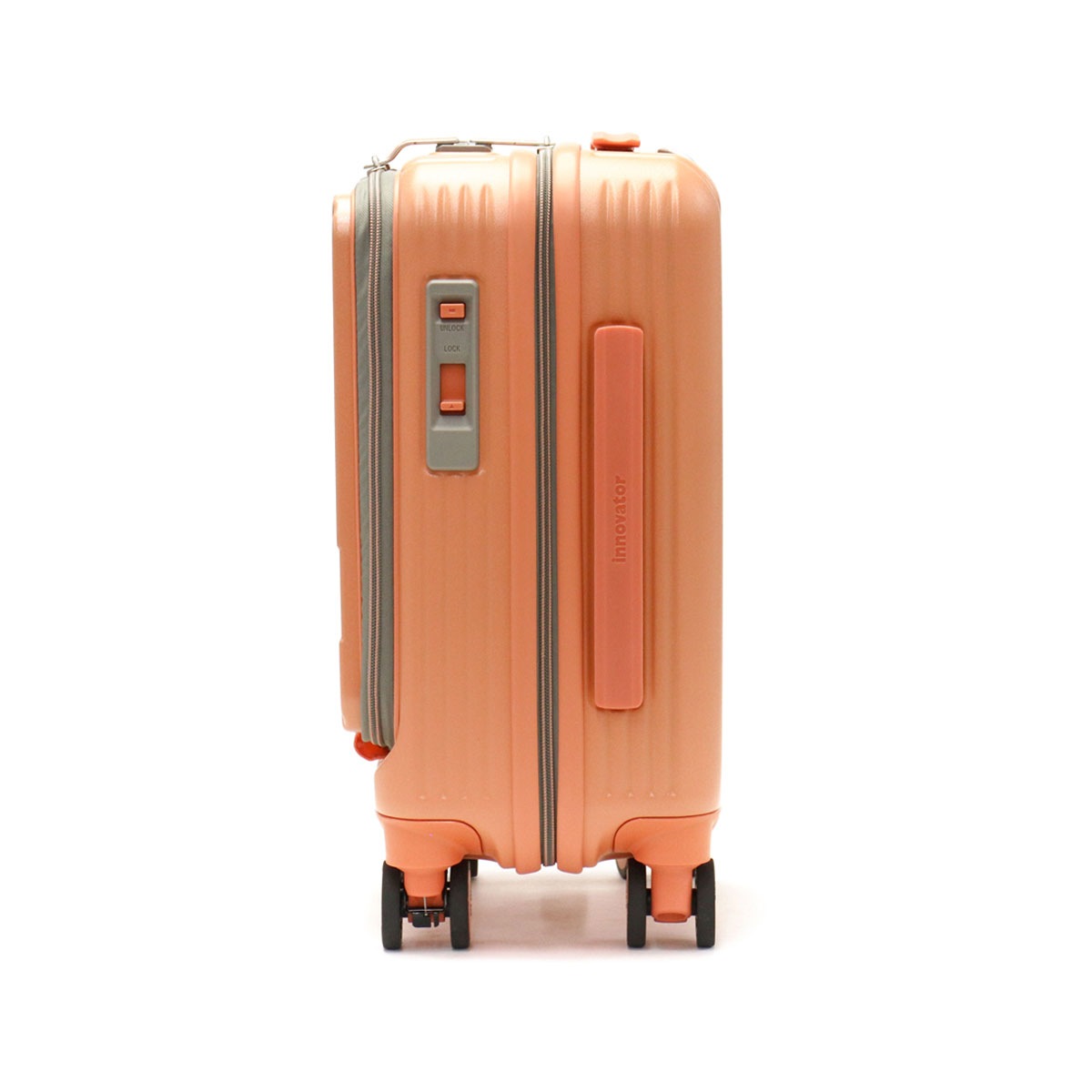 正規品2年保証 スーツケース 機内持ち込み フロントオープン 軽量 Sサイズ 小さめ 静音 TSAロック ストッパー付き Extreme Journey 21L Coin-Locker INV30