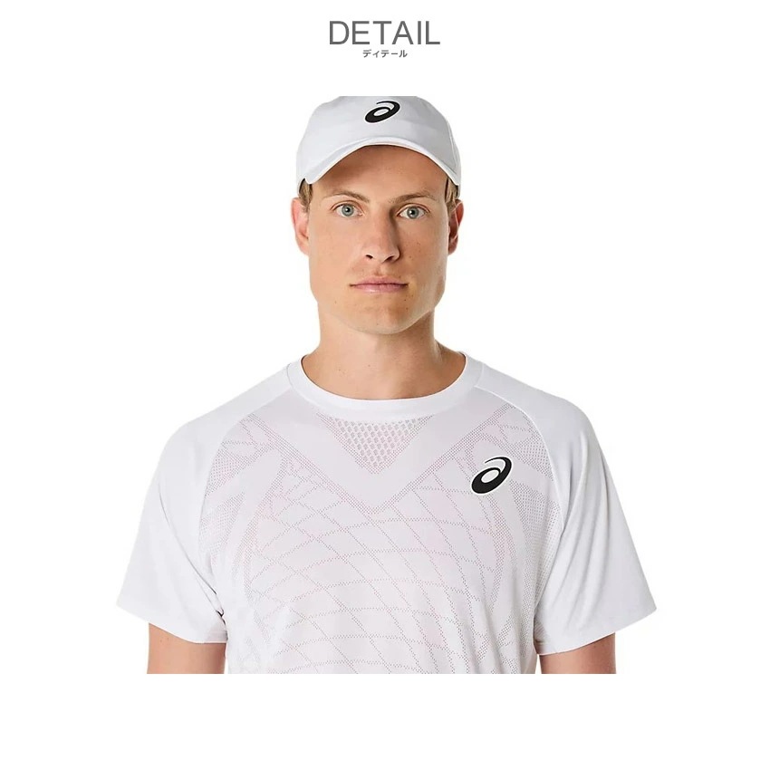 ACTIBREEZE半袖Tシャツ 2041A320 メンズ テニス ウェア ロゴ スポーツウェア トレーニング 吸湿速乾 軽量 通気性 アクティブ 運動着 クール シンプル サステナブル