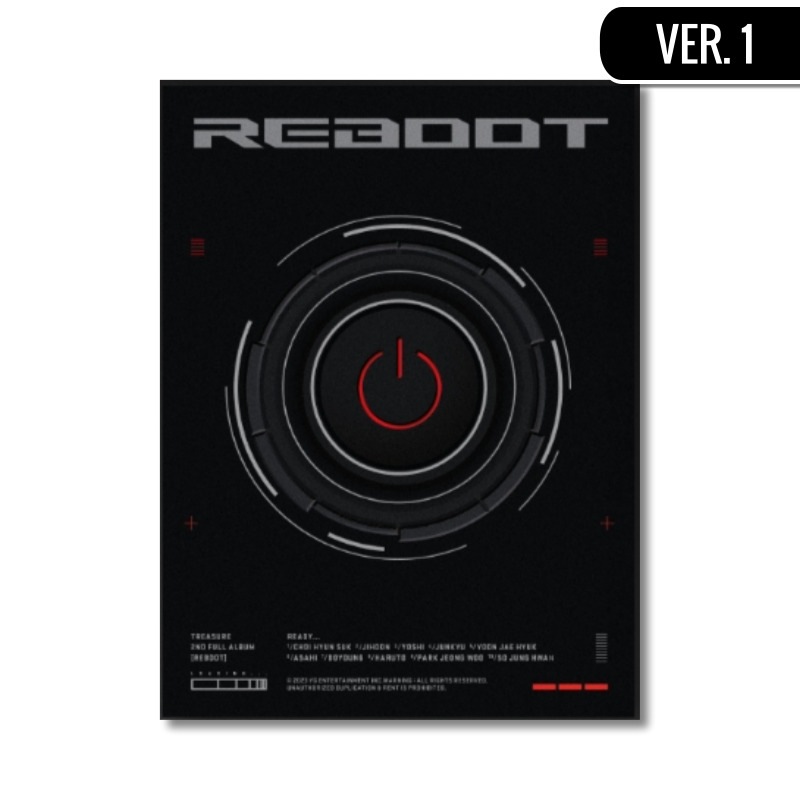 [3種セット]TREASURE 正規2集アルバム [REBOOT] Photobook ver. /韓国チャート反映+Shop Gift