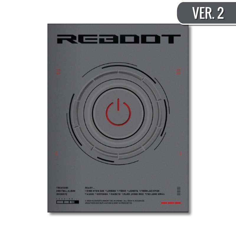 [3種セット]TREASURE 正規2集アルバム [REBOOT] Photobook ver. /韓国チャート反映+Shop Gift