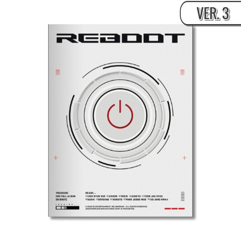 [3種セット]TREASURE 正規2集アルバム [REBOOT] Photobook ver. /韓国チャート反映+Shop Gift