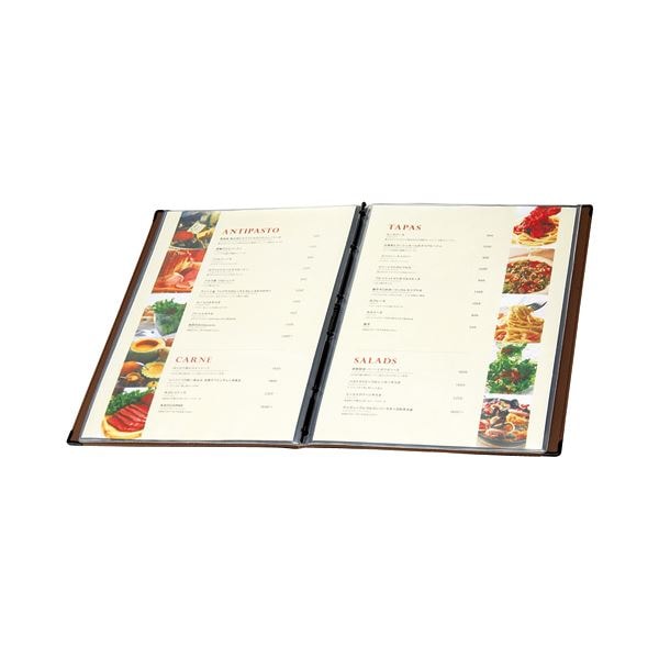 (まとめ) キングジム レザフェス メニューファイル A4タテ型 茶 1972LFチヤ 1冊 (×6セット) (まとめ) キングジム レザフェス メニューファイル A4タテ型 茶 1972LFチヤ 1冊 (×6セット)