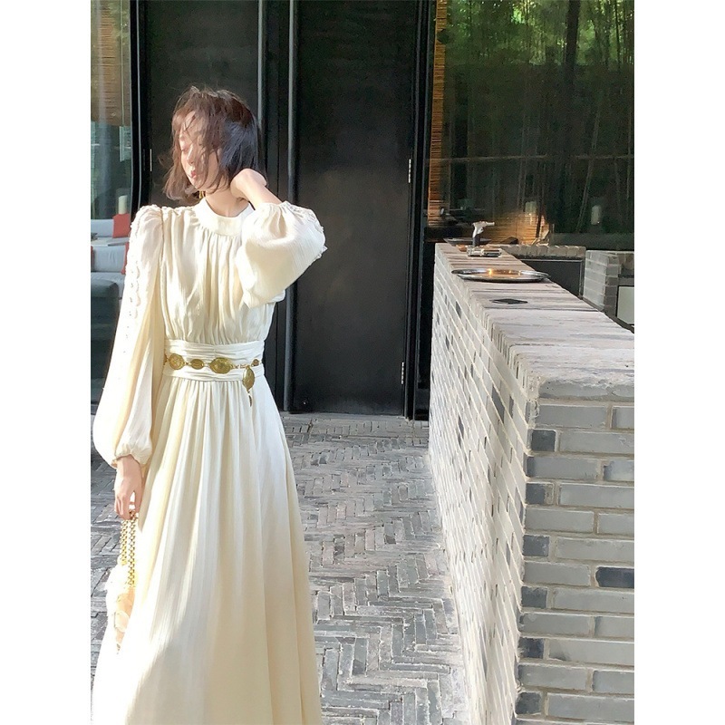 デートデイプラチナ妖精フレンチ気質ロングドレスハイエンド優しい休日ロングドレス デートデイプラチナ妖精フレンチ気質ロングドレスハイエンド優しい休日ロングドレス