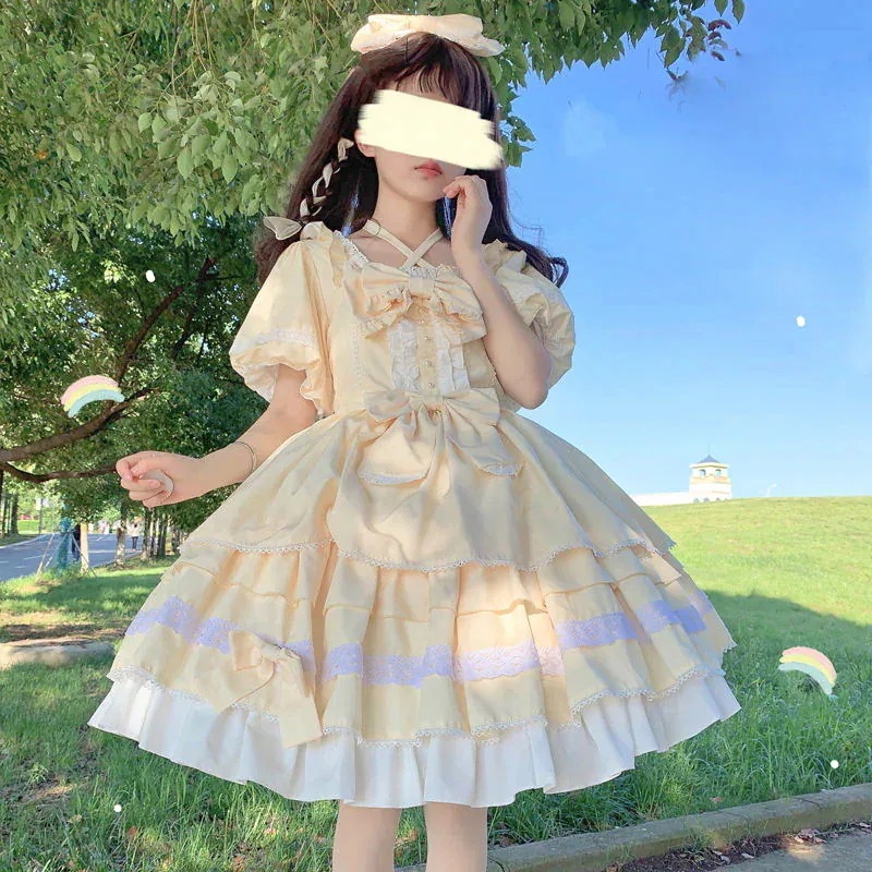 コスプレ レディース現品デザインロリータ洋装半袖OPワンピース夏服 ドレス 韓国ファッション ハロウイン コスチューム コスプレ レディース現品デザインロリータ洋装半袖OPワンピース夏服 ドレス 韓国ファッション ハロウイン コスチューム