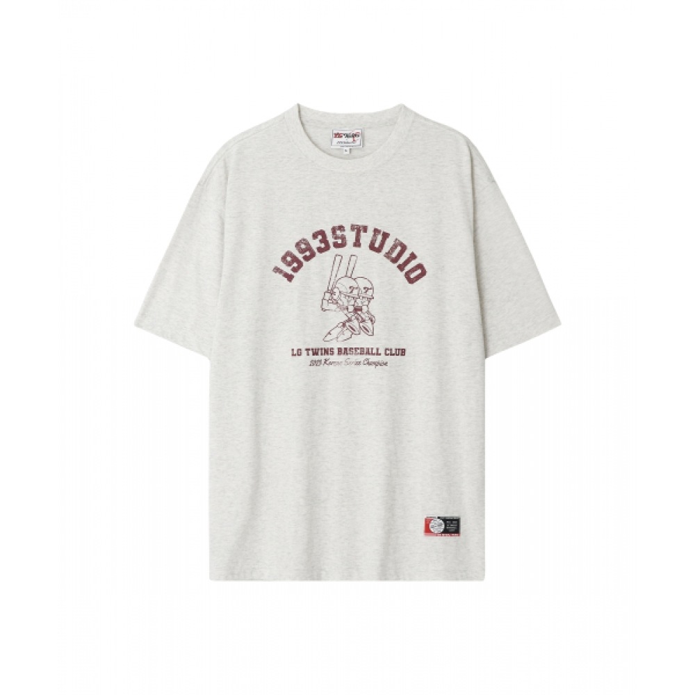 1993スタジオ [LGツインズ] 93ツインズグラフィックTシャツ_オートベージュ