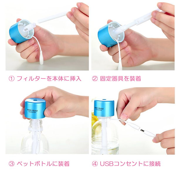 Amazon.co.jp : [An&An] カウボーイキャップ USB ミニ 加湿器