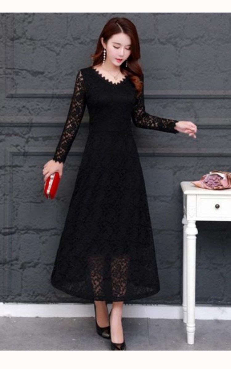 1987.総レースVネックフレアドレス(ブラック)2019 春夏 sale 春夏 sale ワンピース フリル シースルー エレガント お呼ばれ パーティー 結婚式 披露宴 女子会 レストラン デート 1987.総レースVネックフレアドレス(ブラック)2019 春夏 sale 春夏 sale ワンピース フリル シースルー エレガント お呼ばれ パーティー 結婚式 披露宴 女子会 レストラン デート