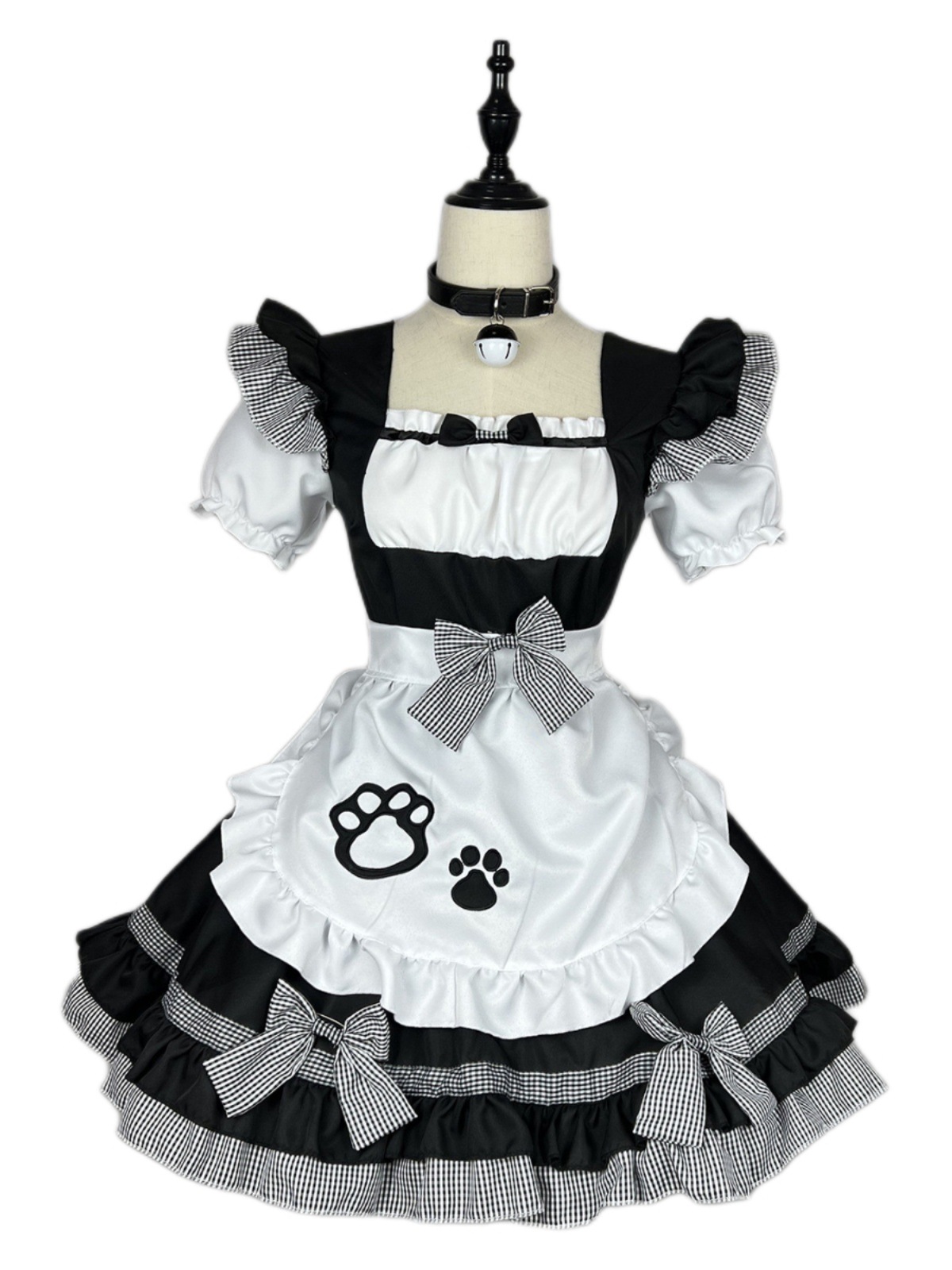 メイド衣装 かわいい少女猫二次元ロリータコスプレ衣装ロリータコスプレドレスロリィタ 半袖日常服ゴスロリワンピース人形師 レディースフリルレースウェディング可愛いお嬢様姫系ワンピキュート ハロウィン