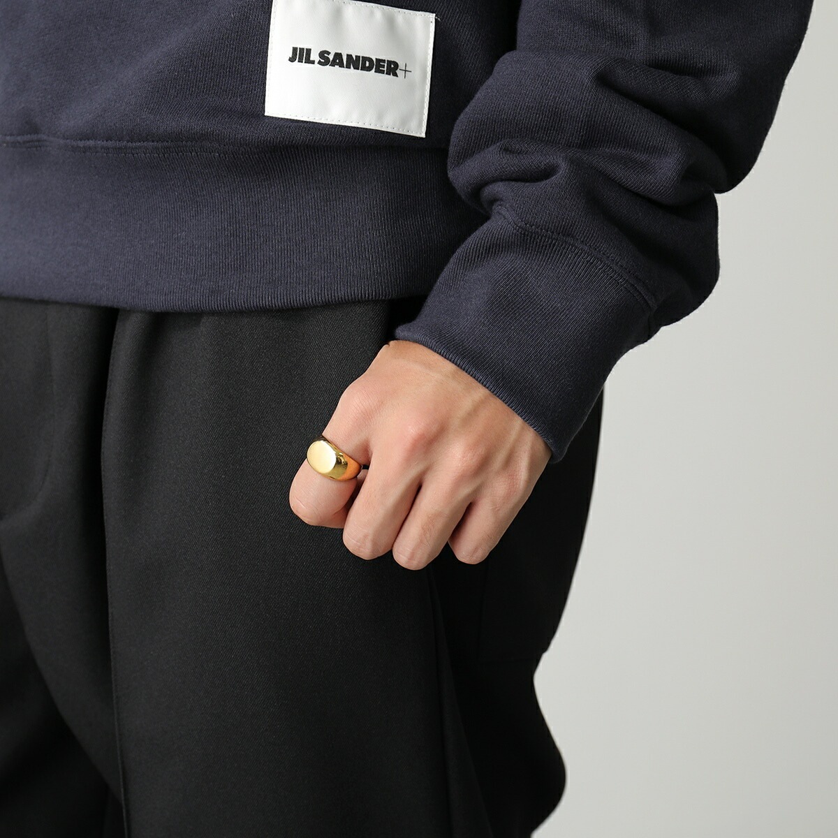 JIL SANDER ジルサンダー リング CLASSIC CHEVALIER RING クラシック シェヴァリア J29UQ0002 J12002 P4865 メンズ 指輪 アクセサリー カラー2色