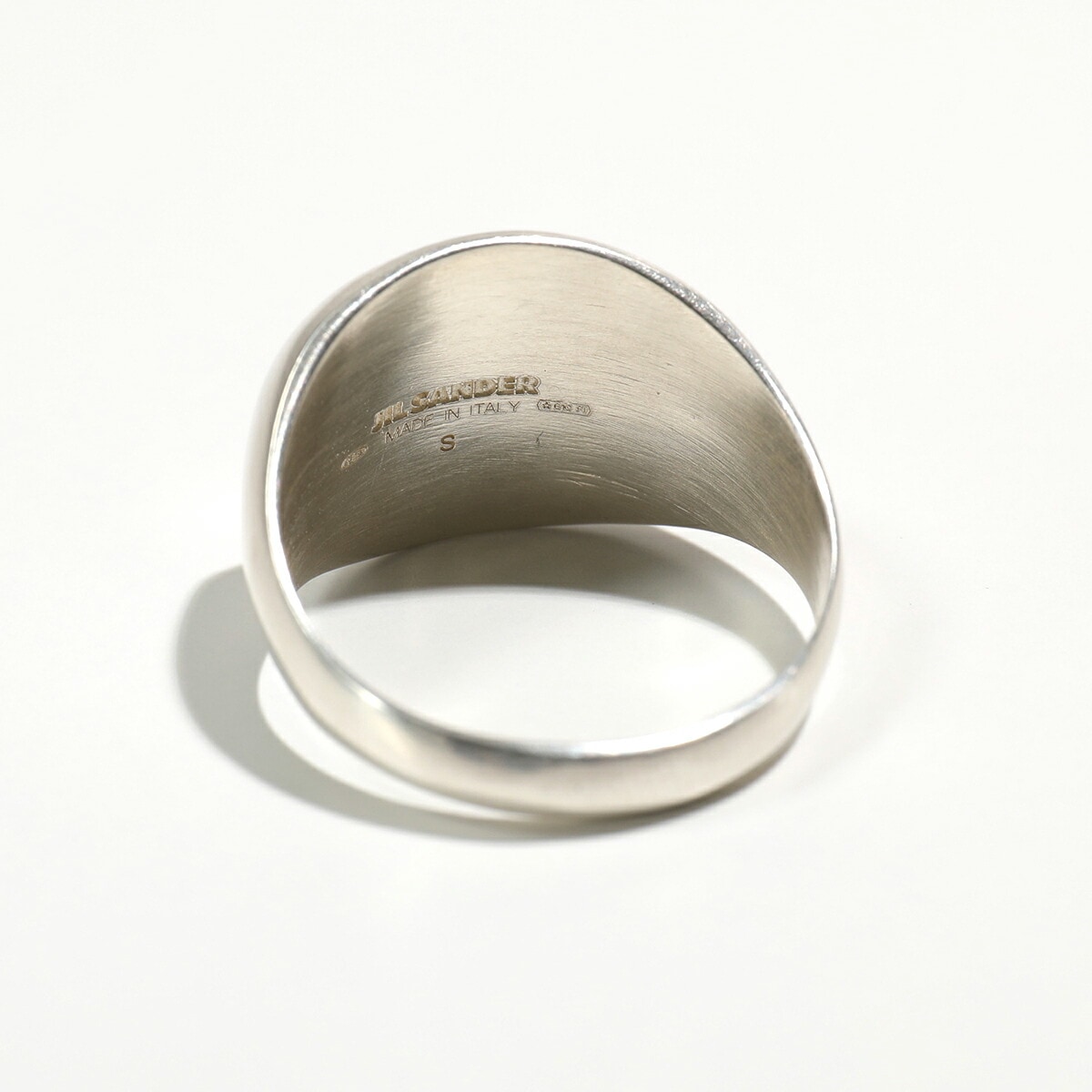 JIL SANDER ジルサンダー リング CLASSIC CHEVALIER RING クラシック シェヴァリア J29UQ0002 J12002 P4865 メンズ 指輪 アクセサリー カラー2色