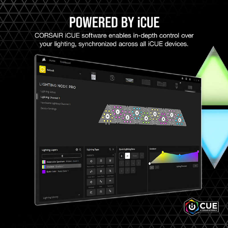 コルセア CORSAIR PC内部用ライティング 増設用キット CL-9011115-WW コルセア CORSAIR PC内部用ライティング 増設用キット CL-9011115-WW