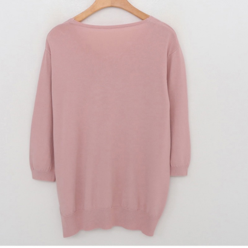 クリック&ファニーザクールボタンビスコースニット クリック&ファニーザクールボタンビスコースニット