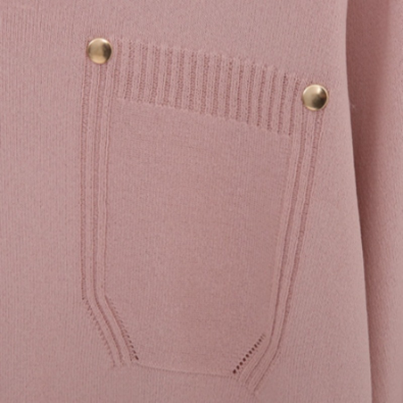 クリック&ファニーザクールボタンビスコースニット クリック&ファニーザクールボタンビスコースニット